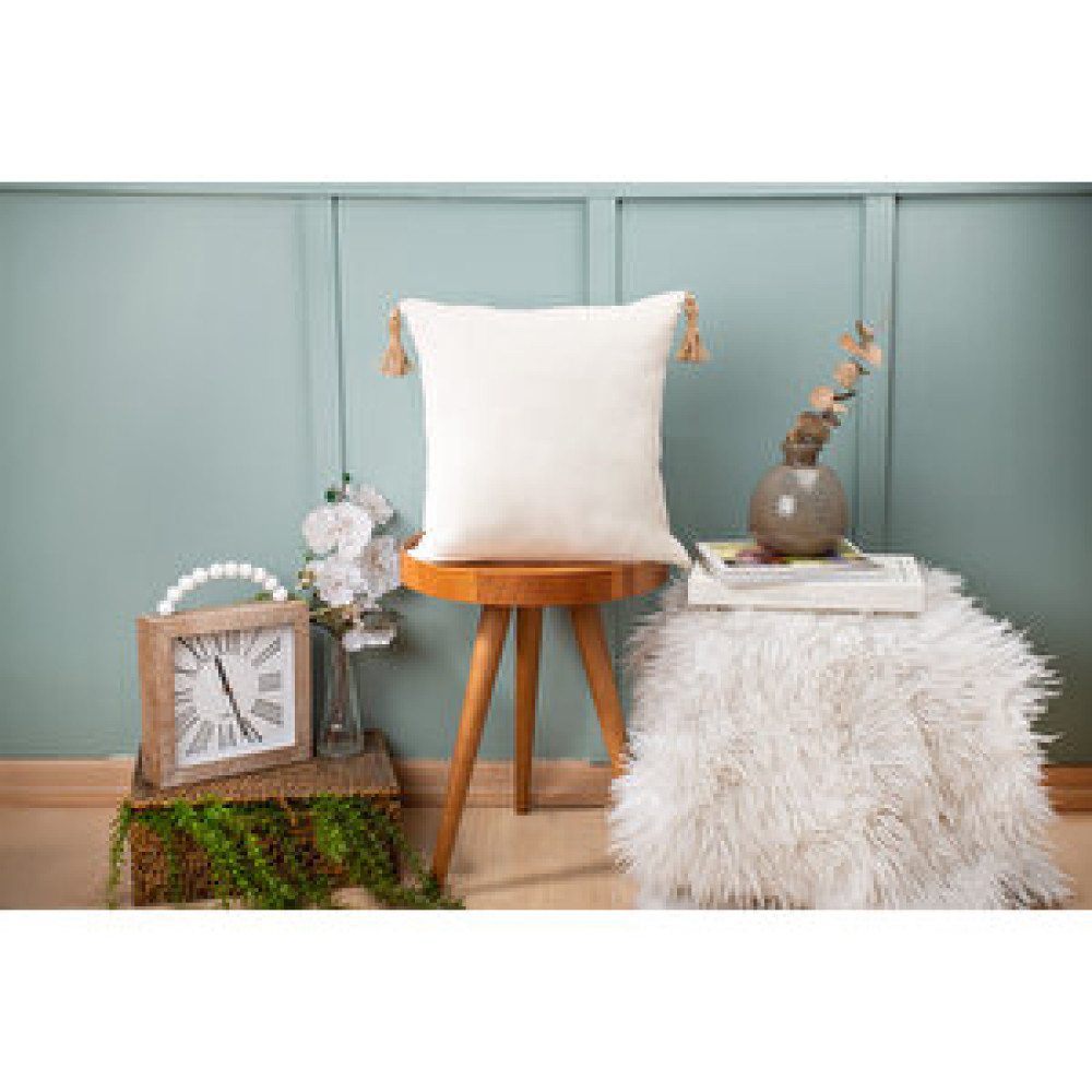 DFN Home Dfn Home Boho Jut Püsküllü Kırlent Kılıfı 43x43 43x43 cm Kırlent / Mobilya Yastığı Fiyatı