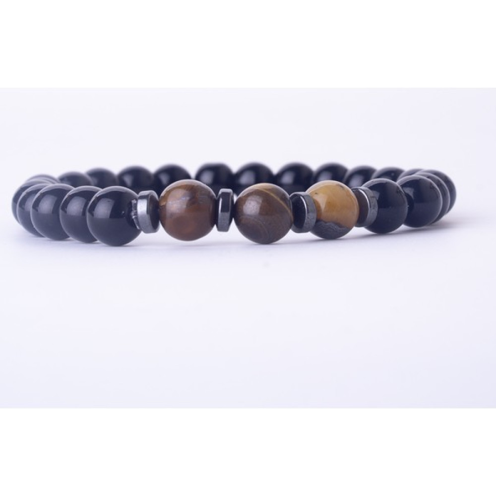DFNY Accessories Kaplangözü Onyx Taş Bileklik Saat ve Bileklik Aksesuarı Fiyatı