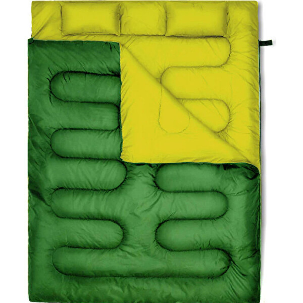 DFT Çift Kişilik (190+30)X145CM Yeşil -5°uyku Tulumu Uyku Tulumu Fiyatı
