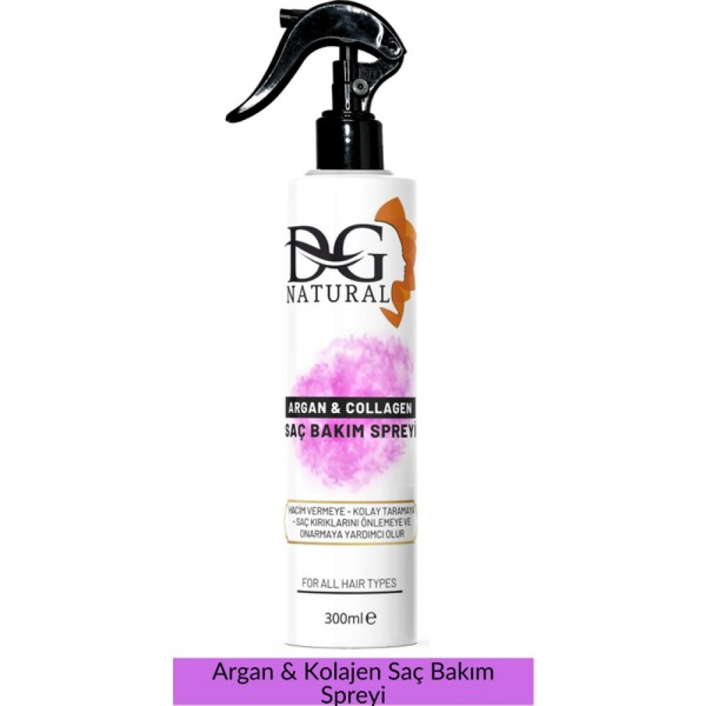 DG Natural Argan & Saç Açıcı ve Bakım Spreyi 300 ml Saç Bakım Maskeleri & Serumlar & Spreyler Fiyatı