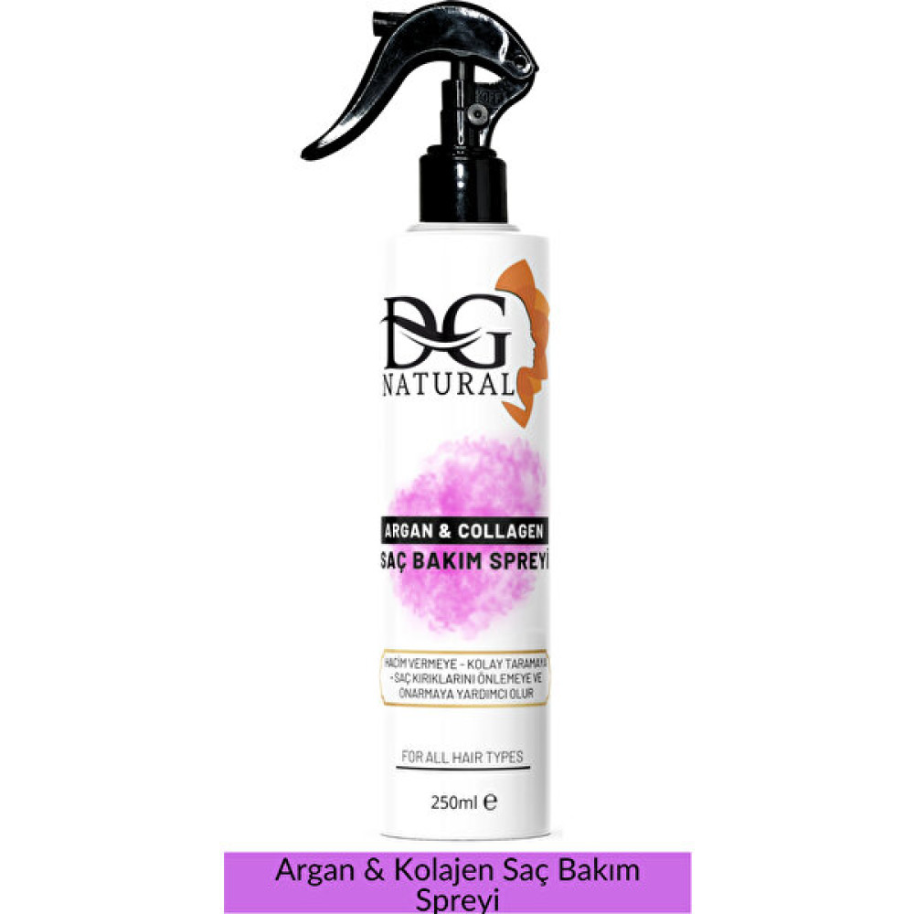 Dg Natural Argan & Saç Açıcı ve Bakım Spreyi (Trigger) 250 ml Saç Bakım Maskeleri & Serumlar & Spreyler Fiyatı