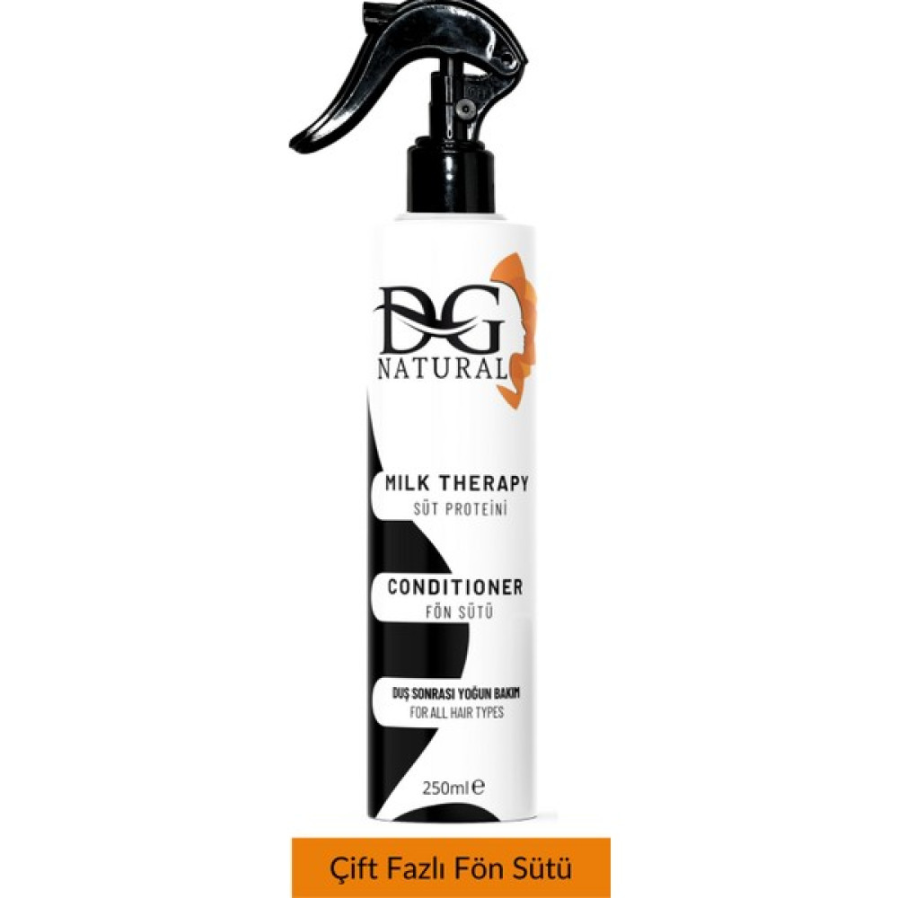 Dg Natural Milk Therapy Çift Fazlı Fön Sütü Saç Açıcı Sprey (Trigger) 250 ml Saç Bakım Maskeleri & Serumlar & Spreyler Fiyatı