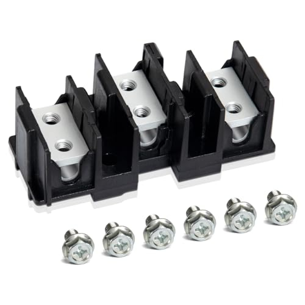 DG96-00173A Range Terminal Block Replacement Compatible with Samsung Electric Range/Stove/Ovens, DG65-00003A Terminal Block Replace AP5306090 3282643 WB17T10011, 600V 65A 3 Positions Dual Row