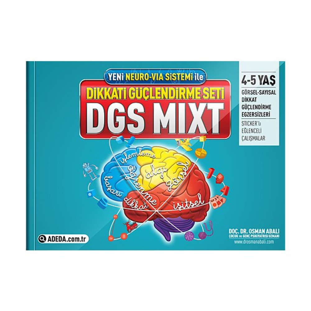 Dgs Mıxt Dikkati Güçlendirme Seti 4-5 Yaş - Osman Abalı Ders Sınav Kitapları Fiyatı