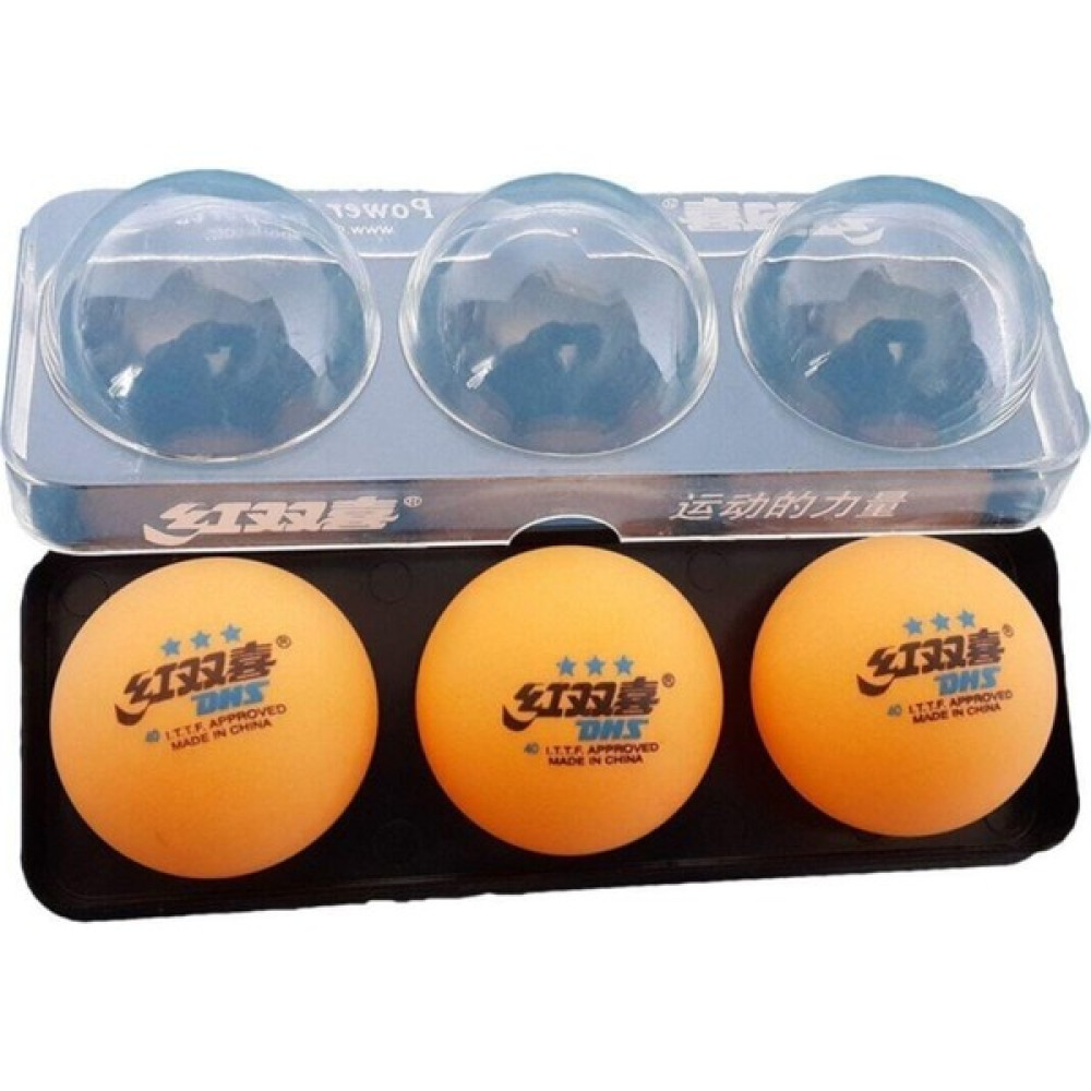 Dhs Giftoomsport- Masa Tenisi Topu Ittf Onaylı 3 Yıldız Pinpon Topu -Turuncu Renk Dhs 3 Yıldız Maç Topu Toplar Fiyatı