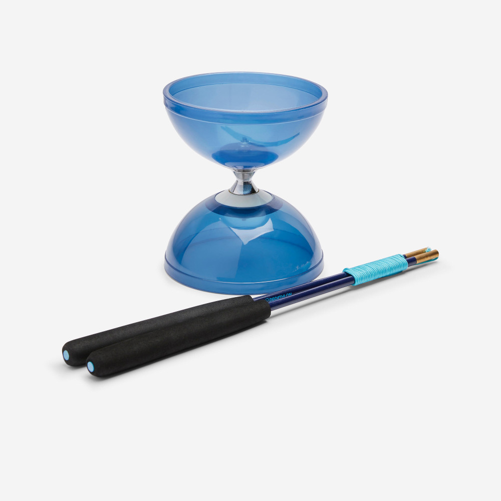 Diabolo - Fiberglas Çubuklar + Taşıma Çantası - Mavi - 500 Diğer Fiyatı