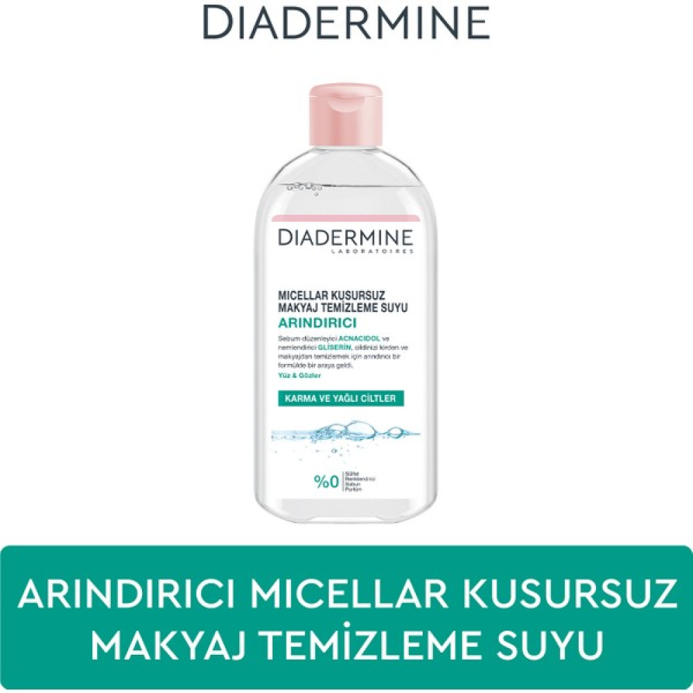 Diadermine Arındırıcı Micellar Kusursuz Makyaj Temizleme Suyu 400 ML Makyaj Temizleyicileri Fiyatı