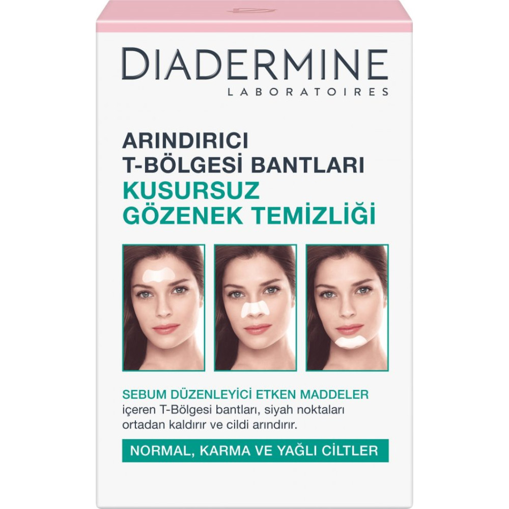 Diadermine Arindirici T Bolgesi Bantlari 6 Li Cilt Temizleme ve Peeling Fiyatı