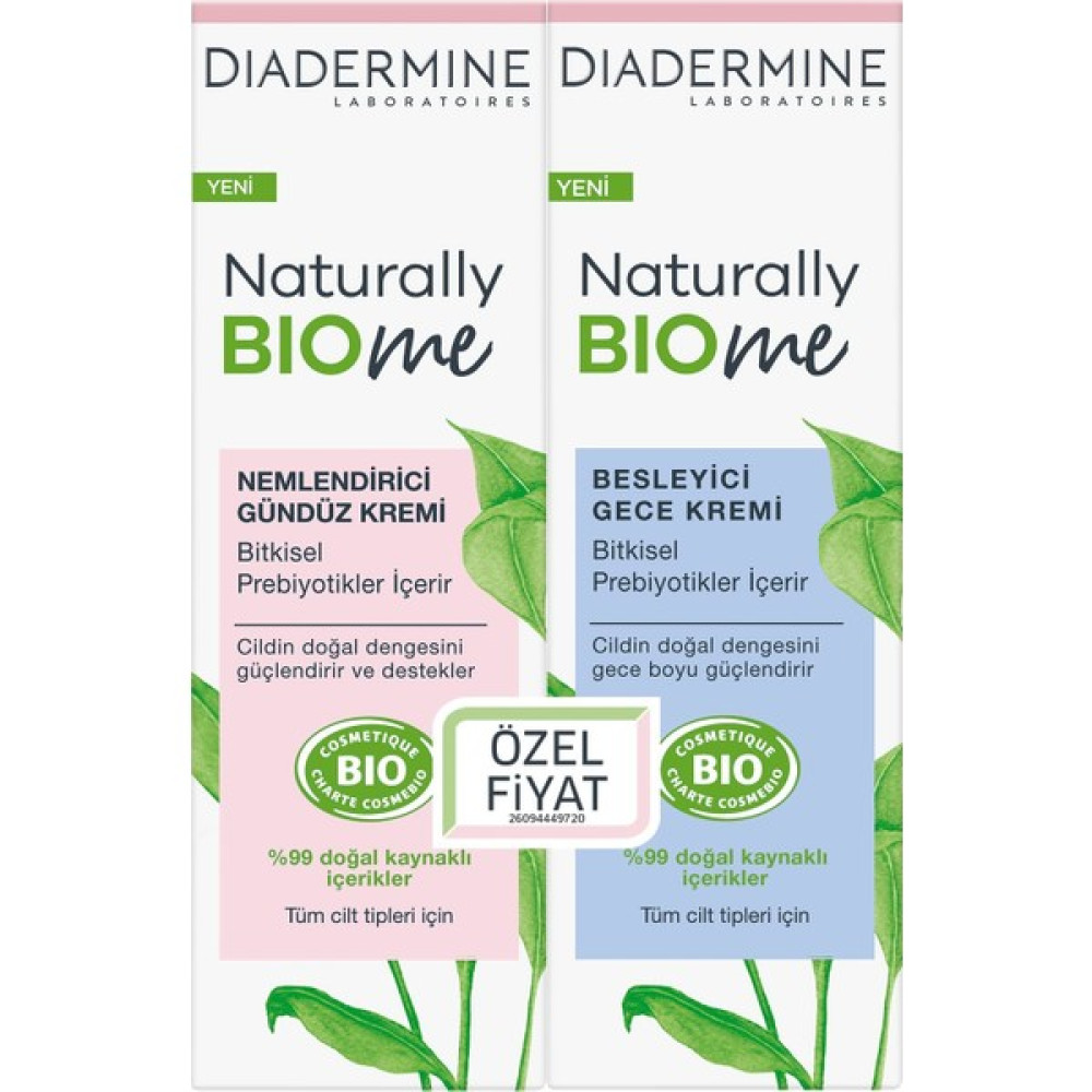 Diadermine Bio Me Gündüz + Gece Krem 2'li Set Anti-Aging / Yaşlanma Karşıtı Fiyatı