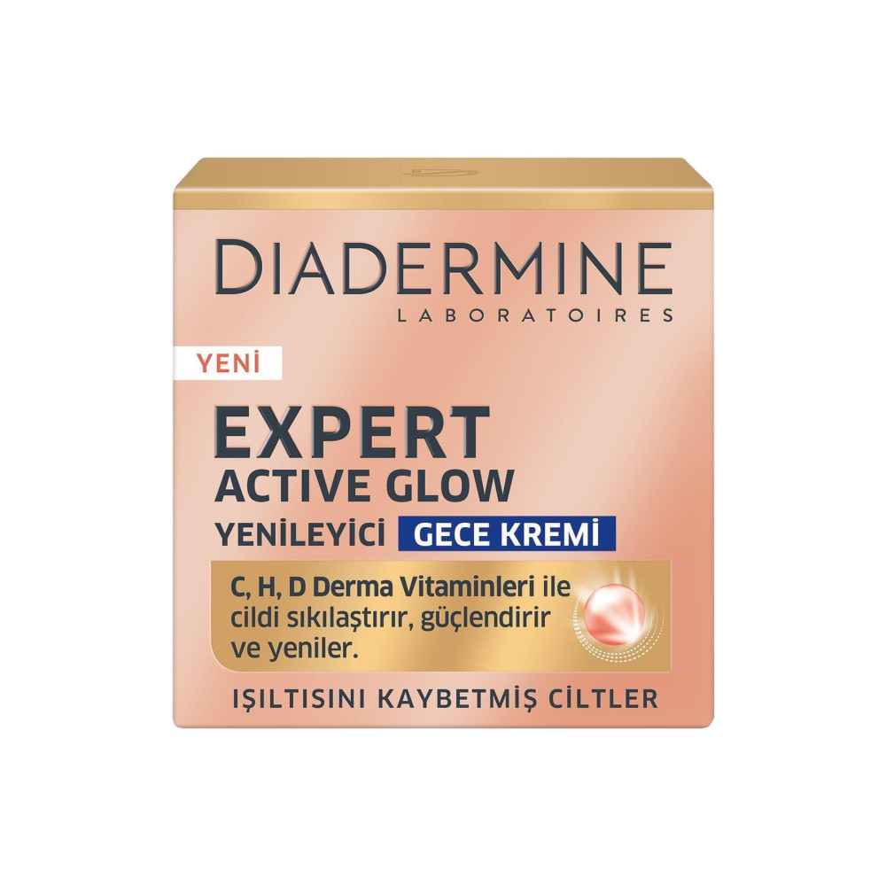 Diadermine Expert Active Glow Yenileyici Gece Kremi Cilt ve Yüz Bakımı Fiyatı