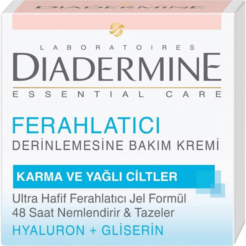 Diadermine Ferahlatıcı Bakım Kremi Karma ve Yağlı Ciltler 50ML Nemlendiriciler Fiyatı
