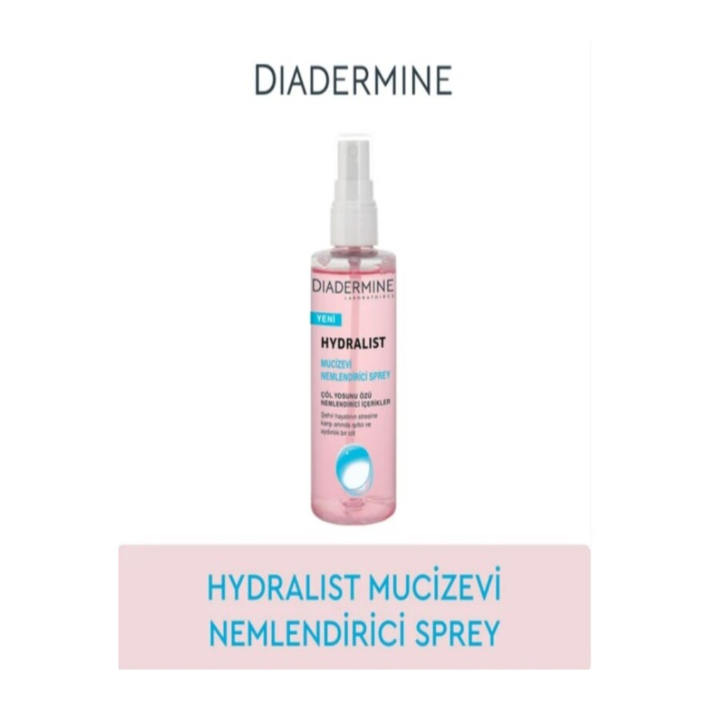 Diadermine Hydralıst Mucizevi Nemlendirici Sprey 100 ml Cilt ve Yüz Bakımı Fiyatı