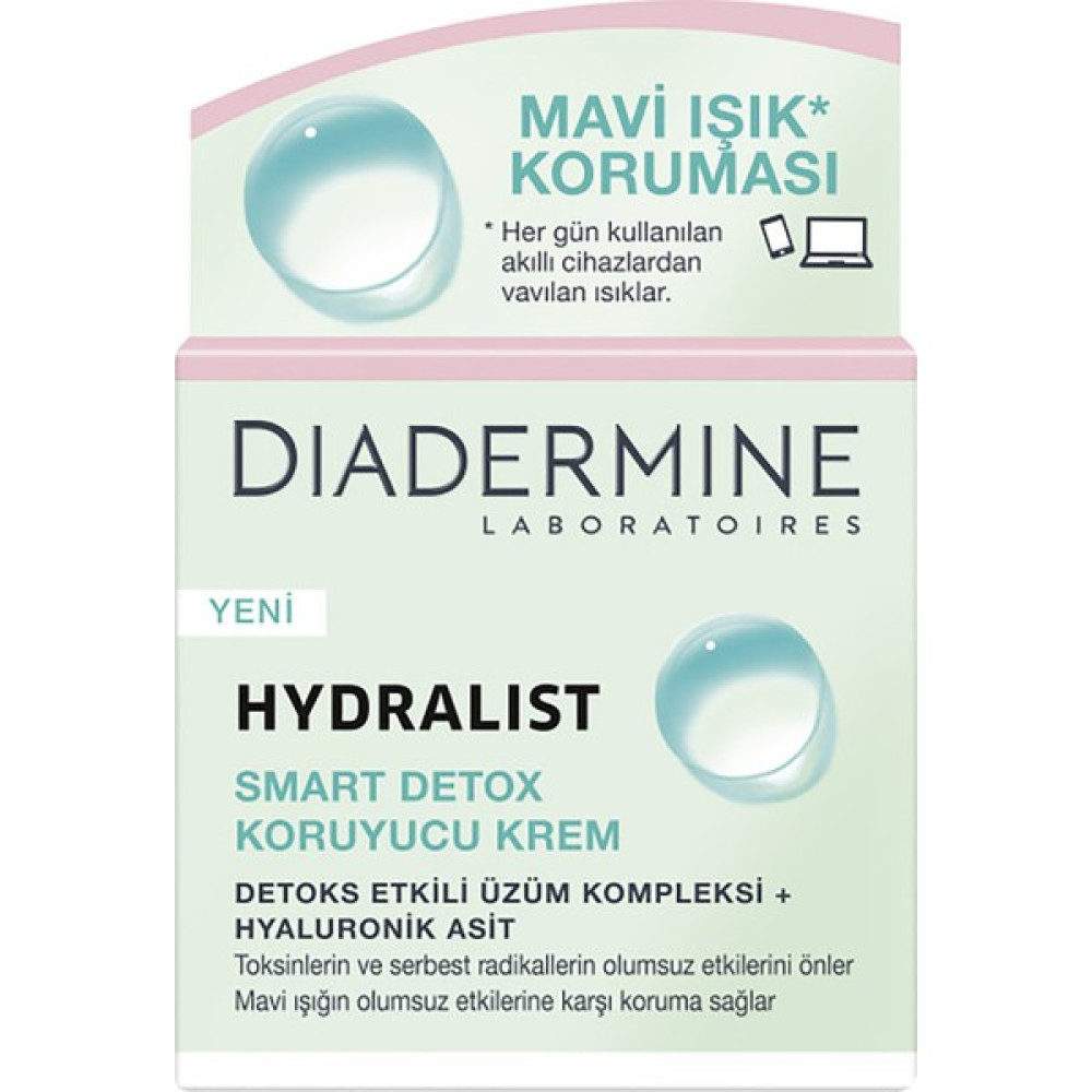 Diadermine Hydralist Smart Detox Koruyucu Gündüz Kremi 50 ml Anti-Aging / Yaşlanma Karşıtı Fiyatı