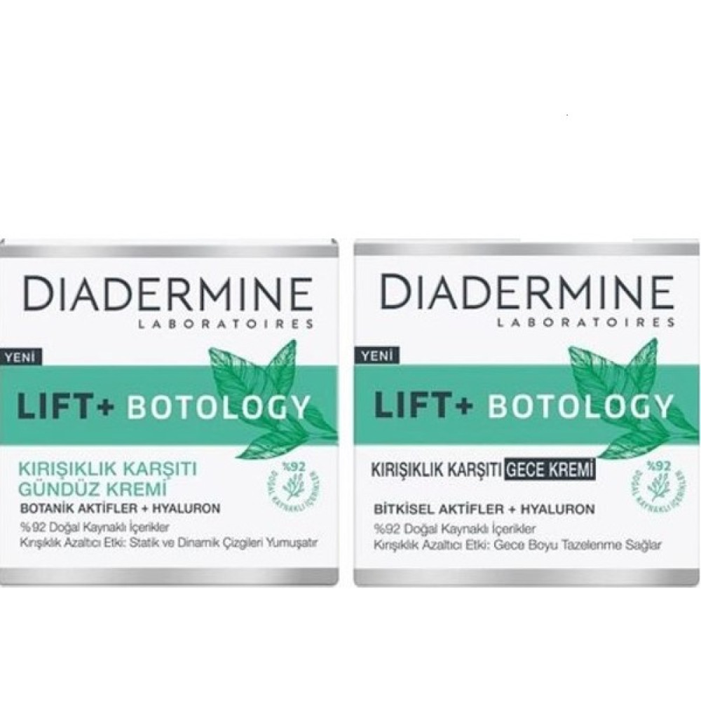Diadermine Lift+ Botology Kırışık Karşıtı Gündüz + Gece Kremi 50+50 ml Anti-Aging / Yaşlanma Karşıtı Fiyatı