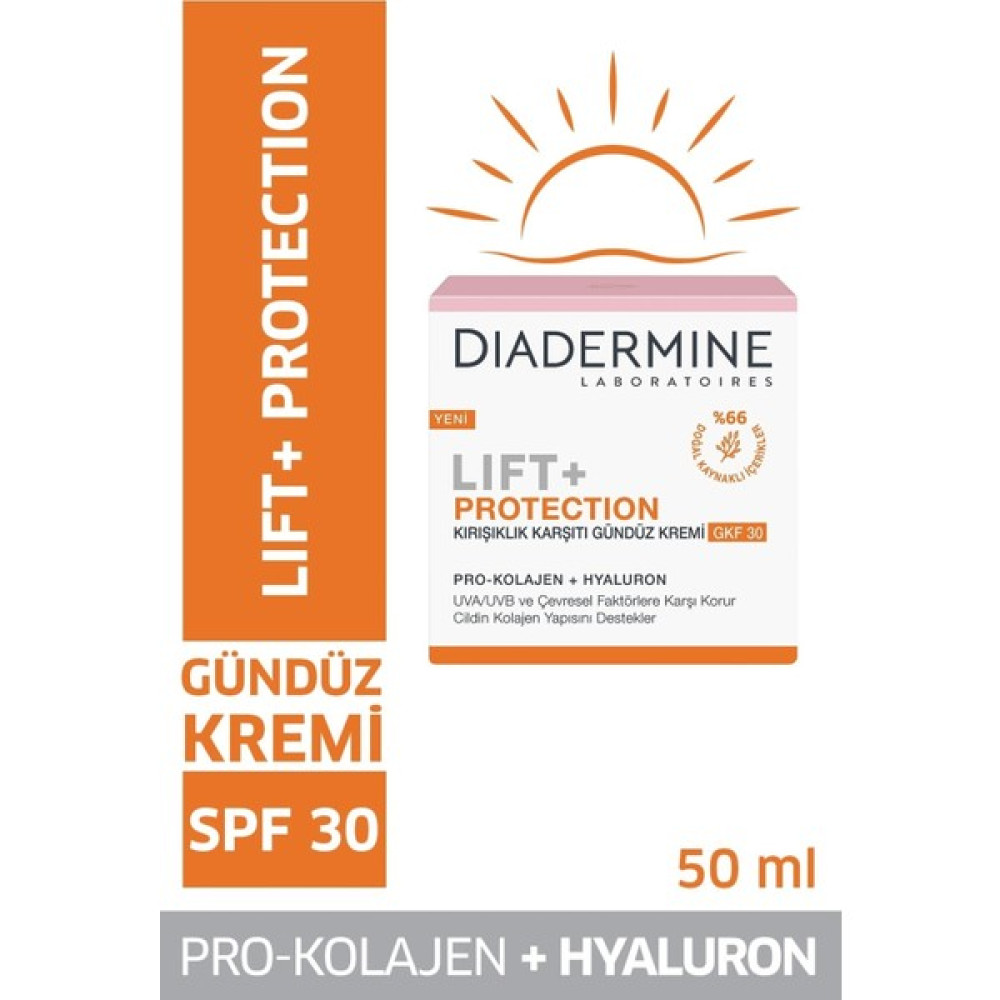 Diadermine Lift+ Sıkılaştırıcı ve Güneş Koruyucu Krem Spf 30 50 ml Nemlendiriciler Fiyatı