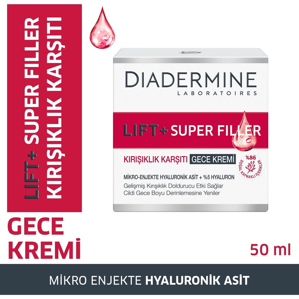 Diadermine Lift + Superfiller Gece Yüz Kremi 50 ML Gece Kremleri Fiyatı