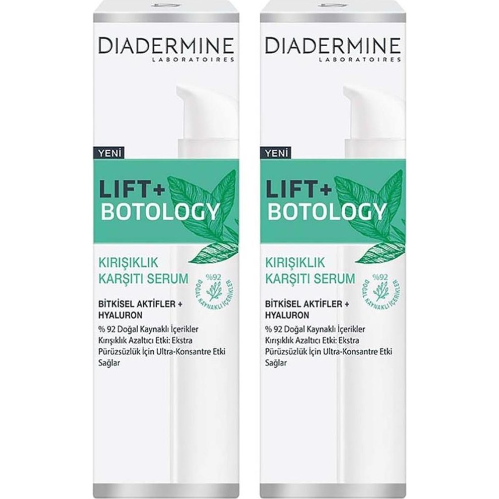 Diadermine Lift+Botology Serum 40 ml 2'li (%92 Doğal) Diğer Fiyatı