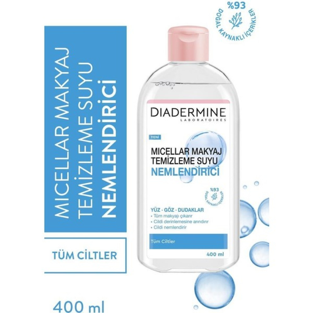 Diadermine Micellar Nemlendirici Kusursuz Makyaj Temizleme Suyu 400 ML Makyaj Temizleyicileri Fiyatı