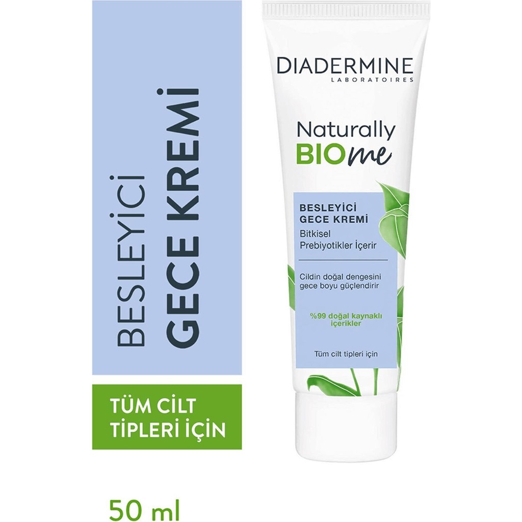 Diadermine Naturally Bio Me Gece Kremi Besleyici 50 ml Diğer Fiyatı
