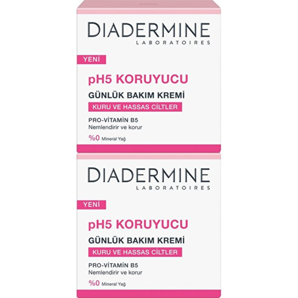 Diadermine Nemlendirici Bakım Kremi (Kuru Ve Hassas Ciltler İçin) 50 ml x 2 Adet Nemlendiriciler Fiyatı