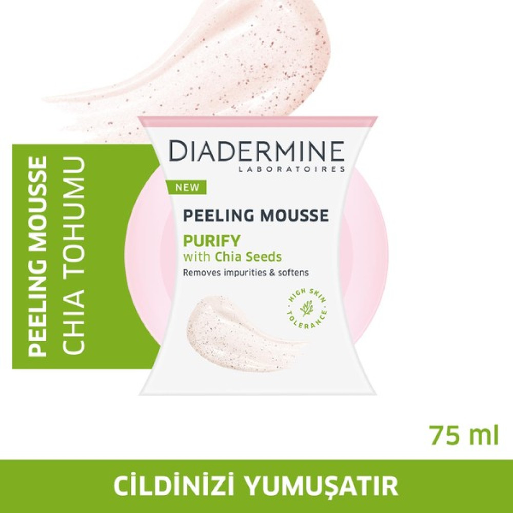Diadermine Peeling Mousse-Purify With Chia Seeds 150 ML Cilt Temizleme ve Peeling Fiyatı