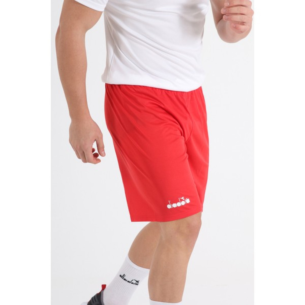 Diadora Düz  Kırmızı Antrenman - Spor Şort - Ddant-Sort Şort & Kapri (Outdoor) Fiyatı