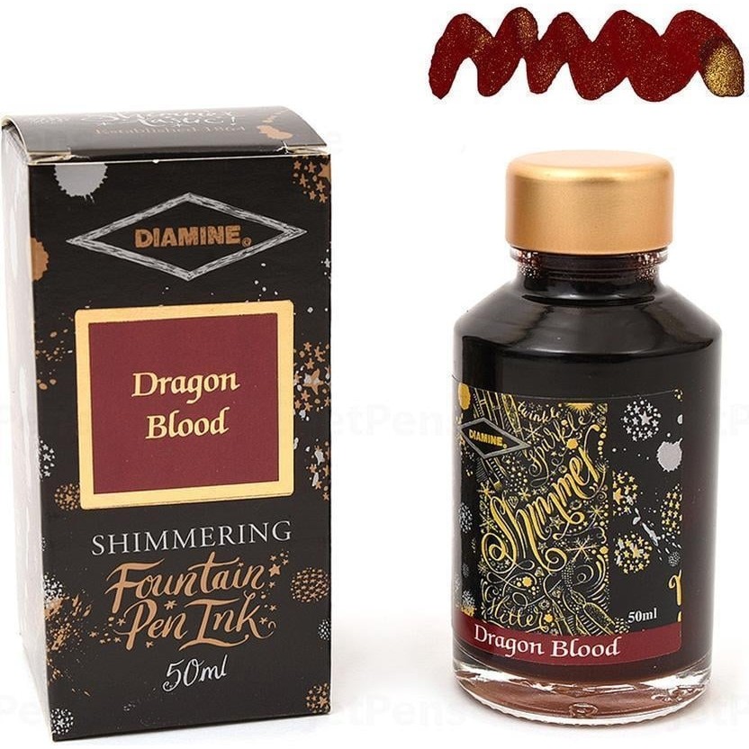 Diamine Ink Shimmering Mürekkep Dragon BLOOD 2020 Diğer Fiyatı