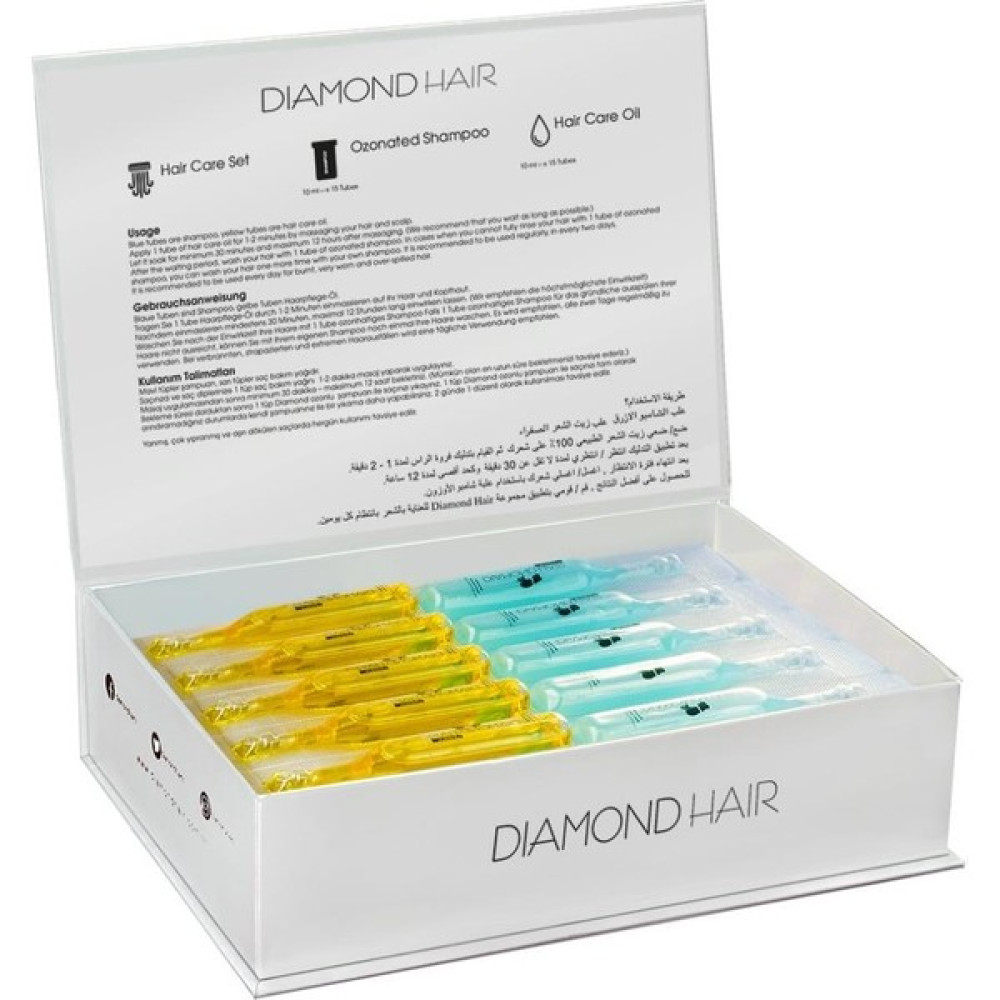 Diamond Hair Saç Serumu - Aşırı Yıpranmış, Geç Uzayan, Dökülen Saçlar İçin 12 Farklı Bitkiden Seyreltilmemiş Doğal Saç Bakım Yağı ve At Kuyruğu Özl... Saç Bakım Maskeleri & Serumlar & Spreyler Fiyatı