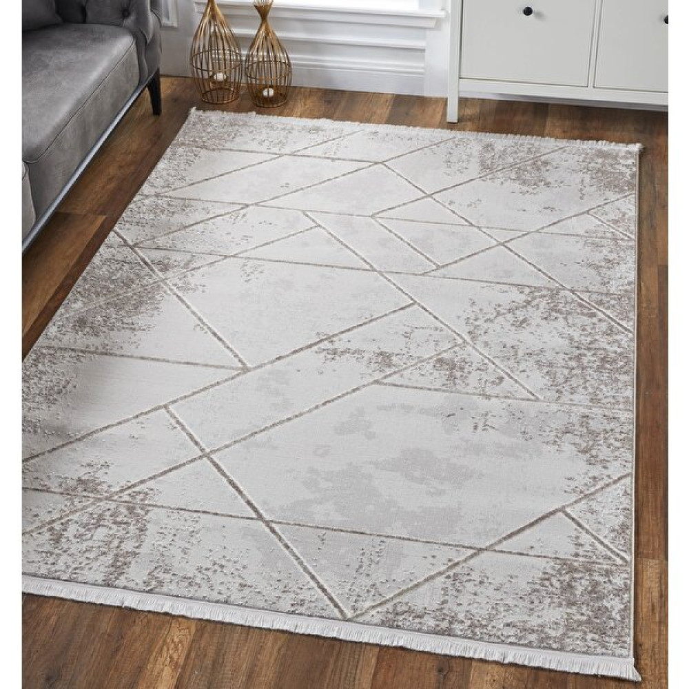 Diamond Halı TR139 Krem Vizon Dokuma Halı - 50 x 80 cm Salon Halısı Fiyatı