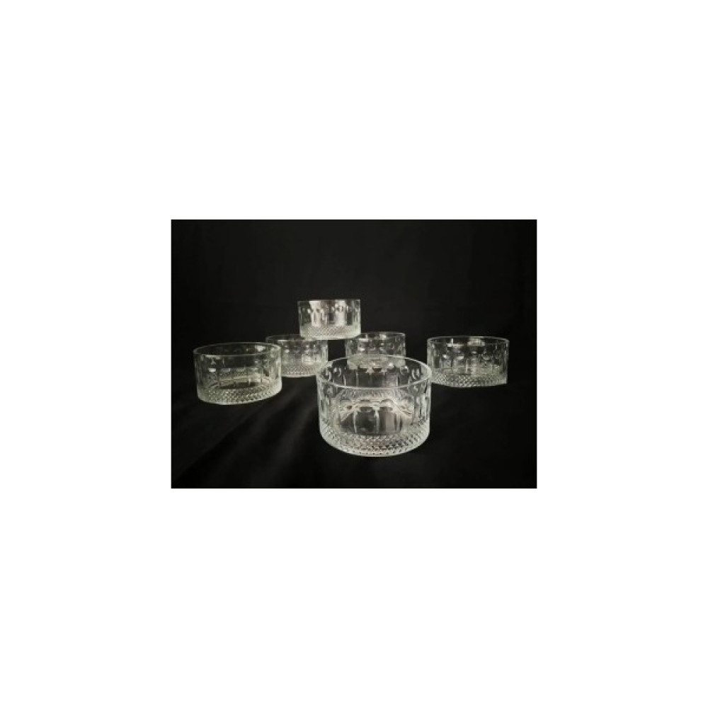 Diba Avm Elusia 6lı Cam Kase Çerezlik Magnolia-Magnolya Puding Kasesi Çerezlik 200 ml 6 Lı Cam Kase Elusia - 5 Adet Kase Fiyatı