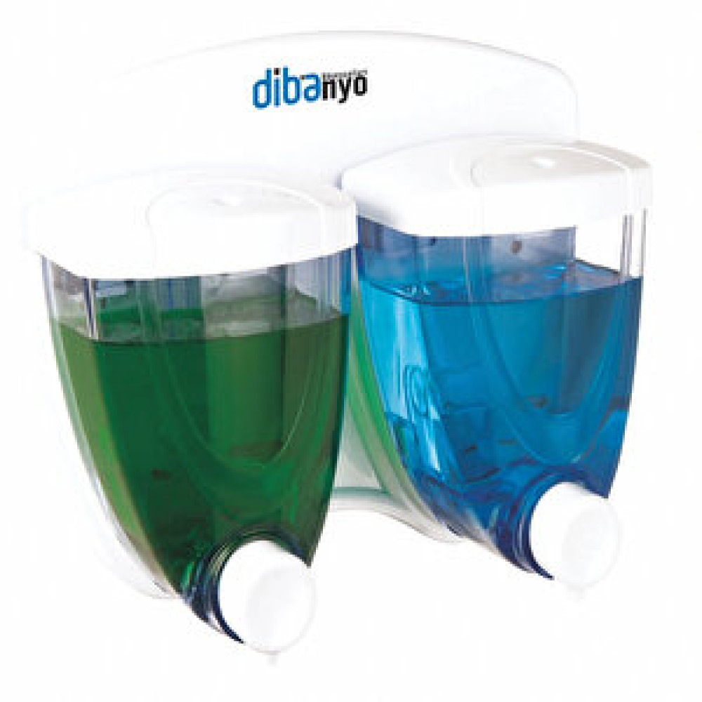 Dibanyo Lüx İkili Sıvı Sabunluk Dispenseri 350 Ml Beyaz Sabunluk Fiyatı