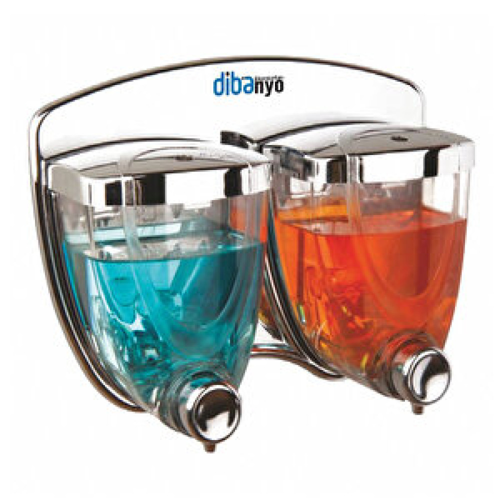 Dibanyo Lüx İkili Sıvı Sabunluk Dispenseri 350 Ml Krom Sabunluk Fiyatı