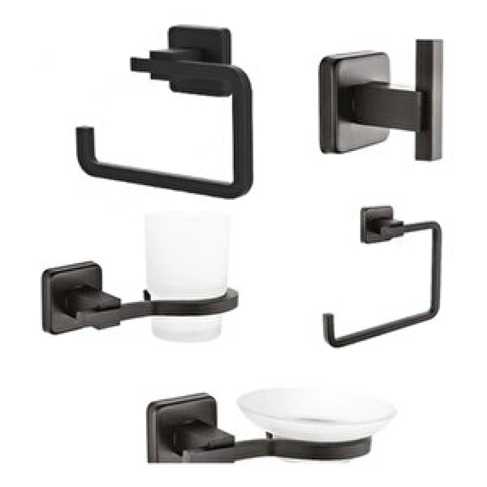 Dibanyo Yale Banyo Aksesuar 5 Li Set Siy Banyo Aksesuarları Fiyatı
