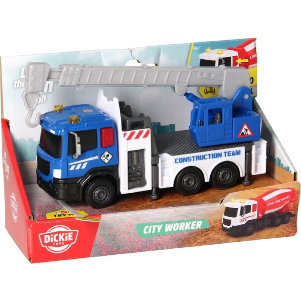 Dickie City Worker SMB-203722014 - Vinç - Mavi Oyuncak Araç Fiyatı