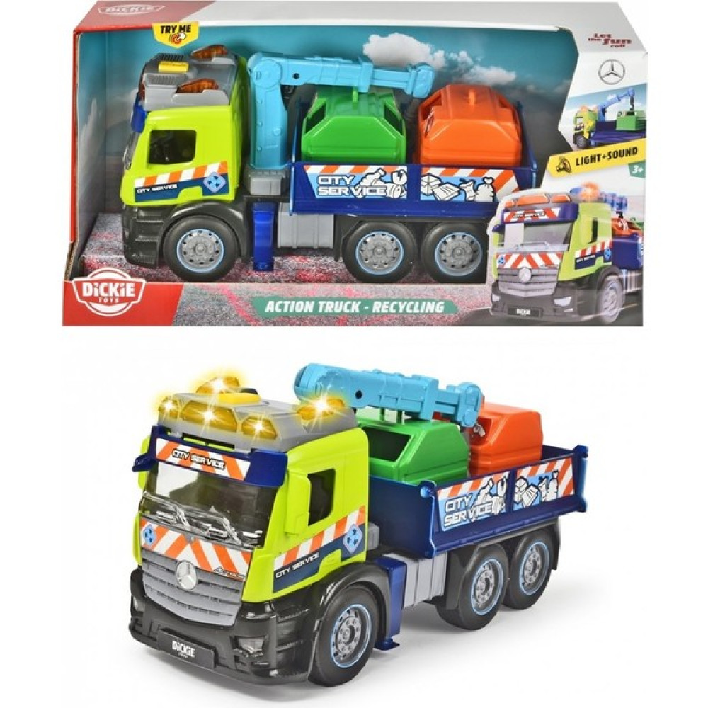Dickie Toys 203745015 Aksiyon Geri Dönüşüm Kamyonu-Dickie Toys Oto Boyaları Fiyatı
