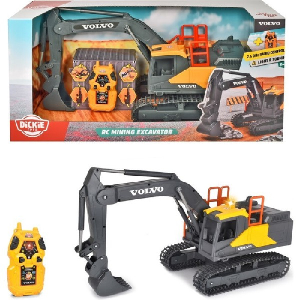 Dickie Toys R/c Volvo Madencilik Ekskavatör L/s 60CM - Renkli Oyuncak Araç Fiyatı