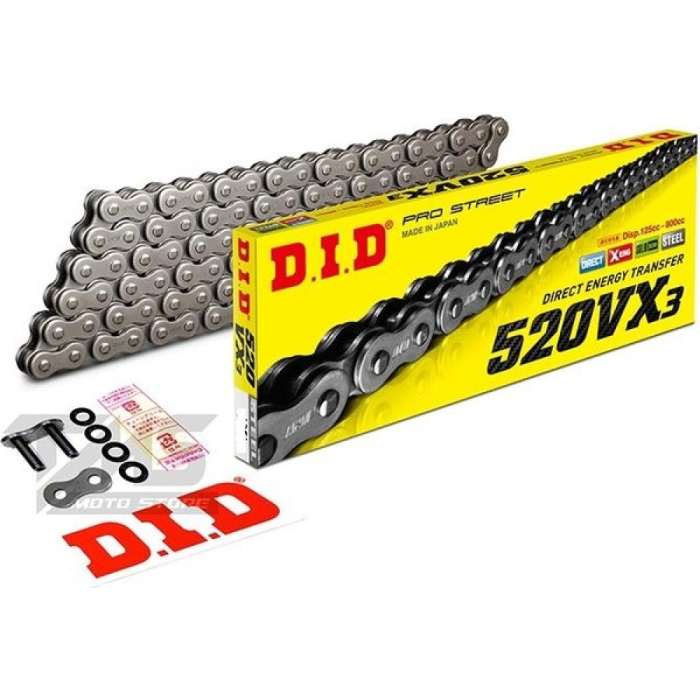DID 520-112VX3 1999-2007 Bmw F 650 Gs Dakar Uyumlu Zincir Vx3 Xring Çelik Oto Boyaları Fiyatı