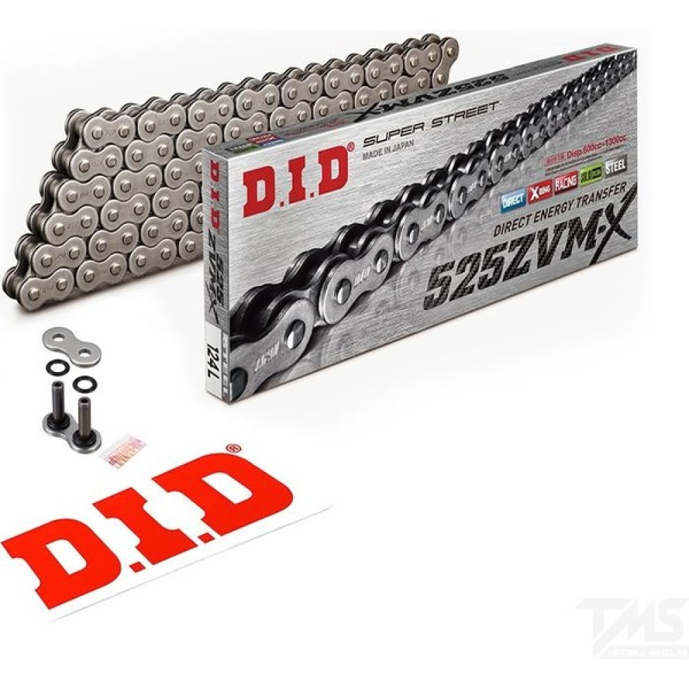 DID 525-124ZVM-X 2019-2022 Honda CRF1100L Africa Twin Uyumlu Zincir Zvm-X Çelik Renk Oto Boyaları Fiyatı