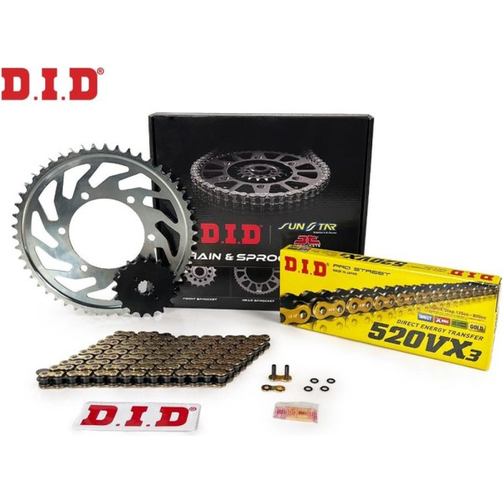 DID DID-Jt 2009-2015 Hyosung Gt 250 R Uyumlu Zincir Dişli Set Gold (Sarı) Renk Oto Boyaları Fiyatı