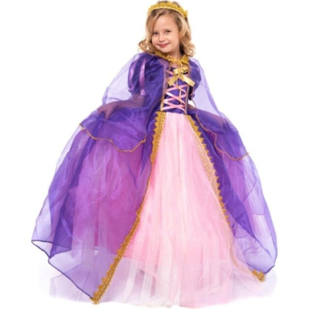 Dida Kids Rapunzel Kostüm Tarlatanlı Taç Pelerin Elbise Fiyatı