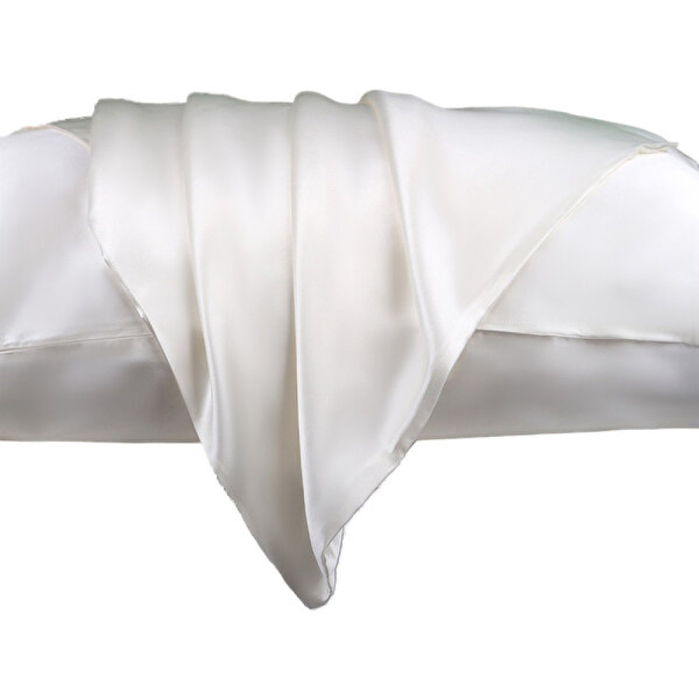 Didadi %100 Ipek Yastık Kılıfı, Fermuarlı Zarf Tarzı Dut Ipek Yastık Kılıfı, Çift Taraflı Ipek (Yurt Dışından) - 48*74cm - Beyaz Yastık Kılıfı Fiyatı