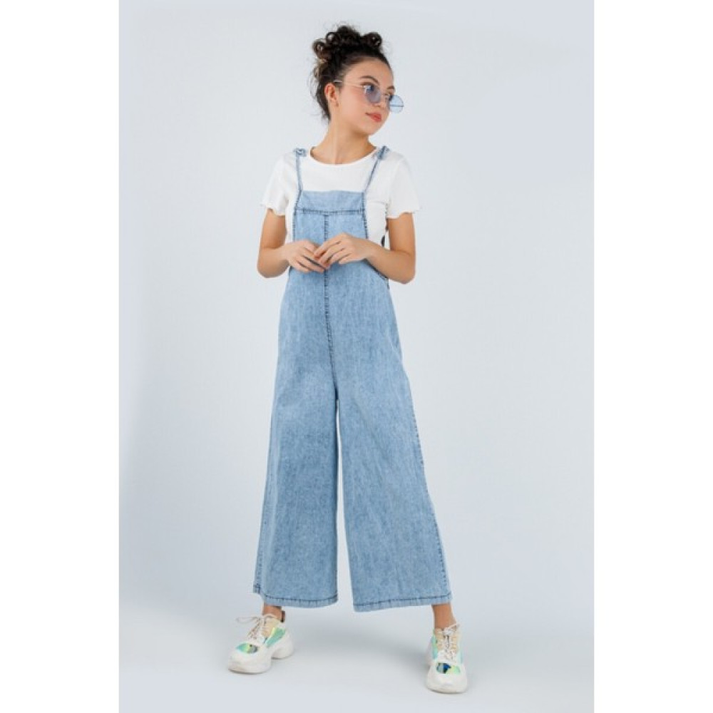 Didu Store Çocuk Modası Geniş Paça Jean Tulum - Serin ve Rahat Bebek Tulumu Fiyatı