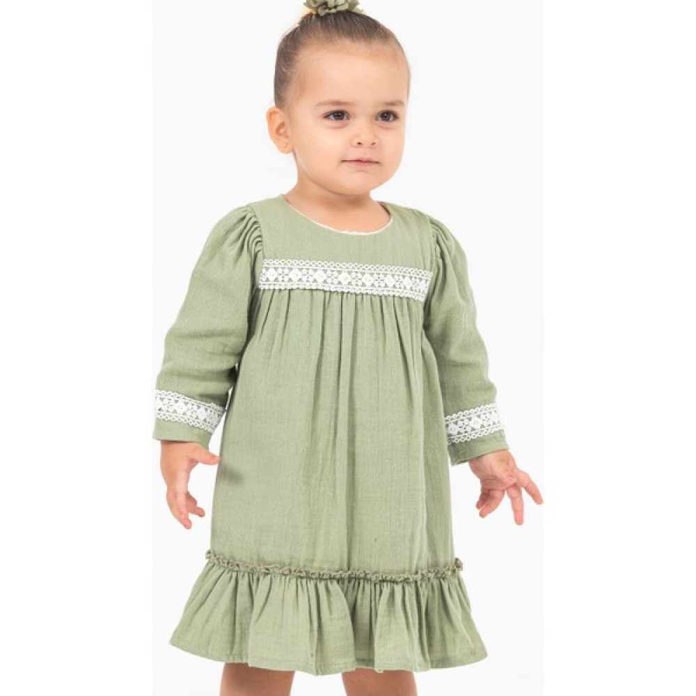 Didu Store Kız Çocukları ve Bebekler Için Etnik Desenli Şık Elbise Modeli Bebek Elbisesi Fiyatı
