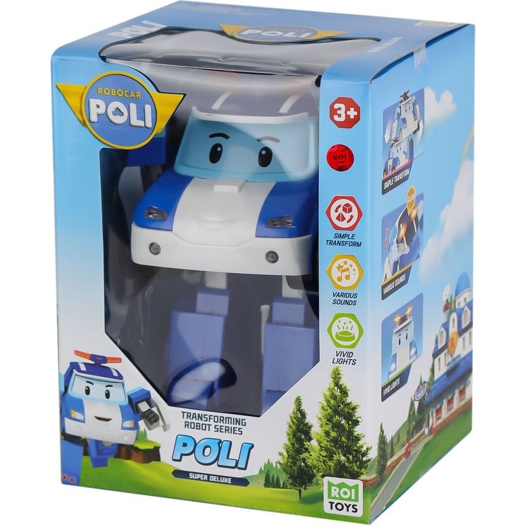 Die Grup Polı MRT-685 Sesli ve Işıklı Robocar Poli Büyük Transforming Robot Poli - Çok Renkli Diğer Fiyatı