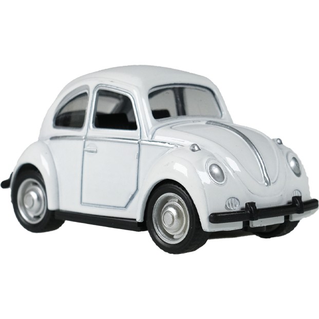 Diecast Metal Çek Bırak Mini Vosvos 5X9CM - Beyaz Oyuncak Araç Fiyatı