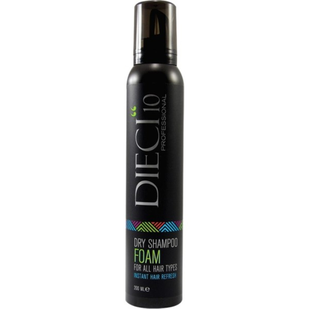 Dieci 10 Dry Shampoo 200 ml Foam Süper Kuru Şampuan Köpük - yok Şampuan ve Saç Kremi Fiyatı