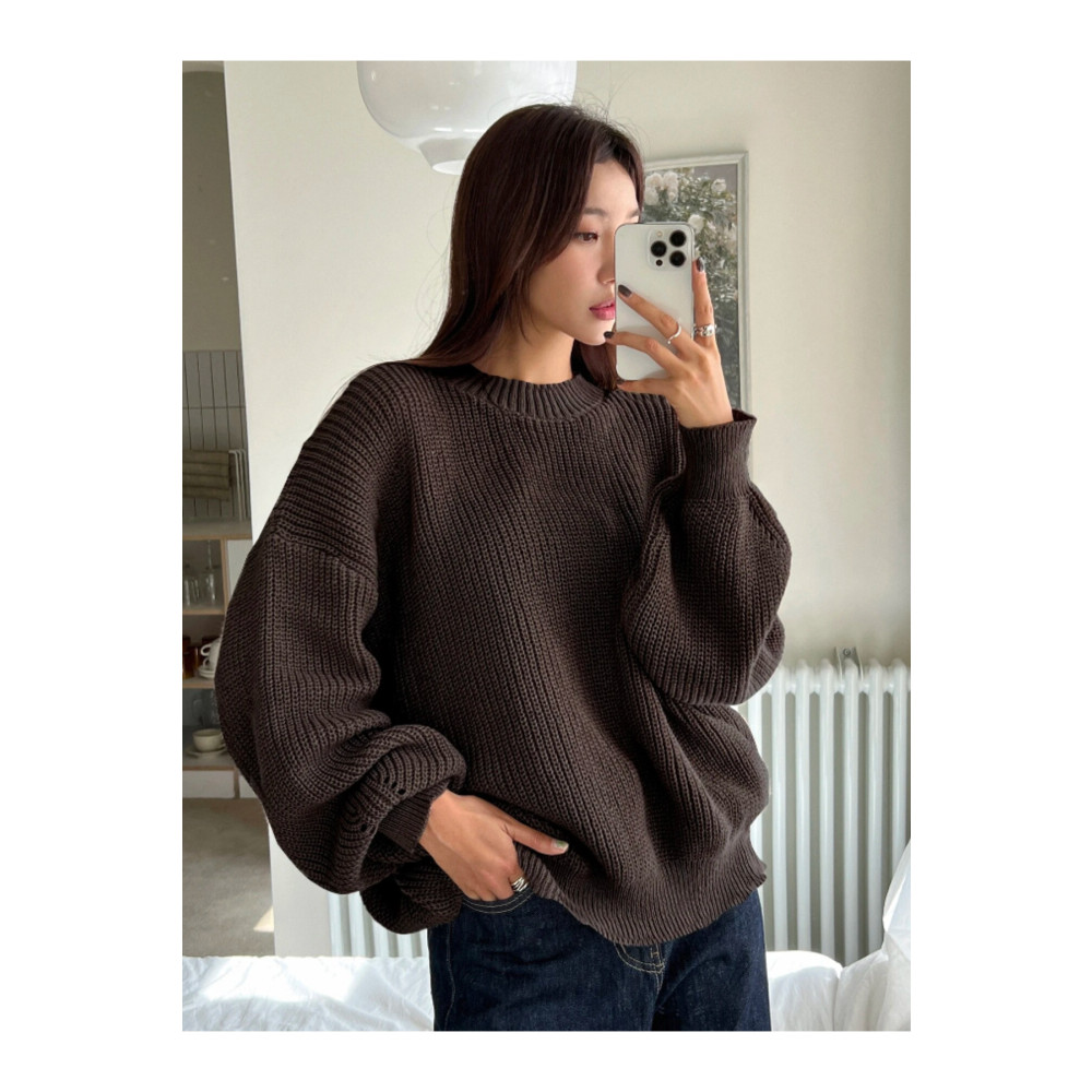 DİERMODA Dier Moda Kadın Oversize Kazak L Beden Bayan Kazak & Süveter & Triko Fiyatı