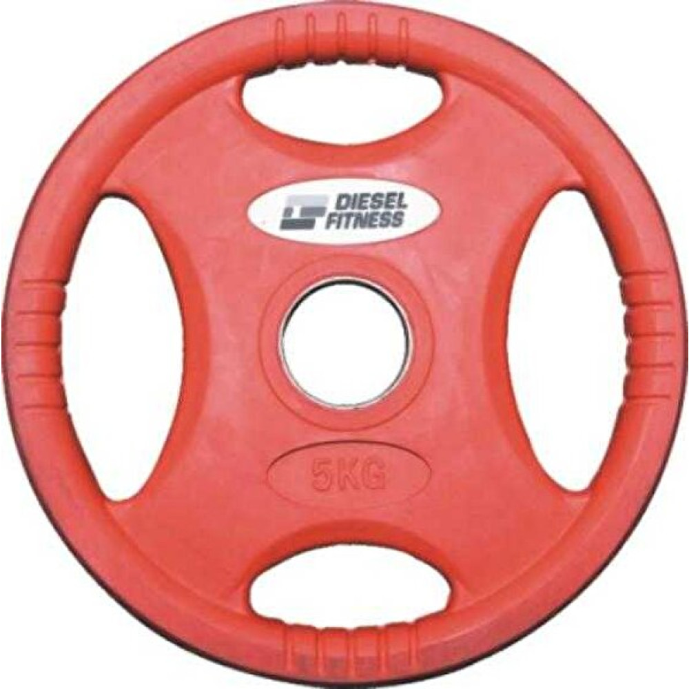 Diesel Fitness Rop 4 Kauçuk 5 KG Kırmızı Flanş Dambıllar & El / Ayak Ağırlıkları Fiyatı