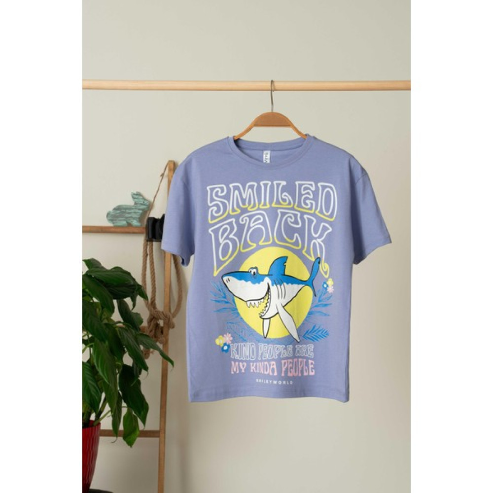 Difa Kids Shark Baskılı Kız Çocuk T-Shirt Kız Çocuk T-shirt Fiyatı