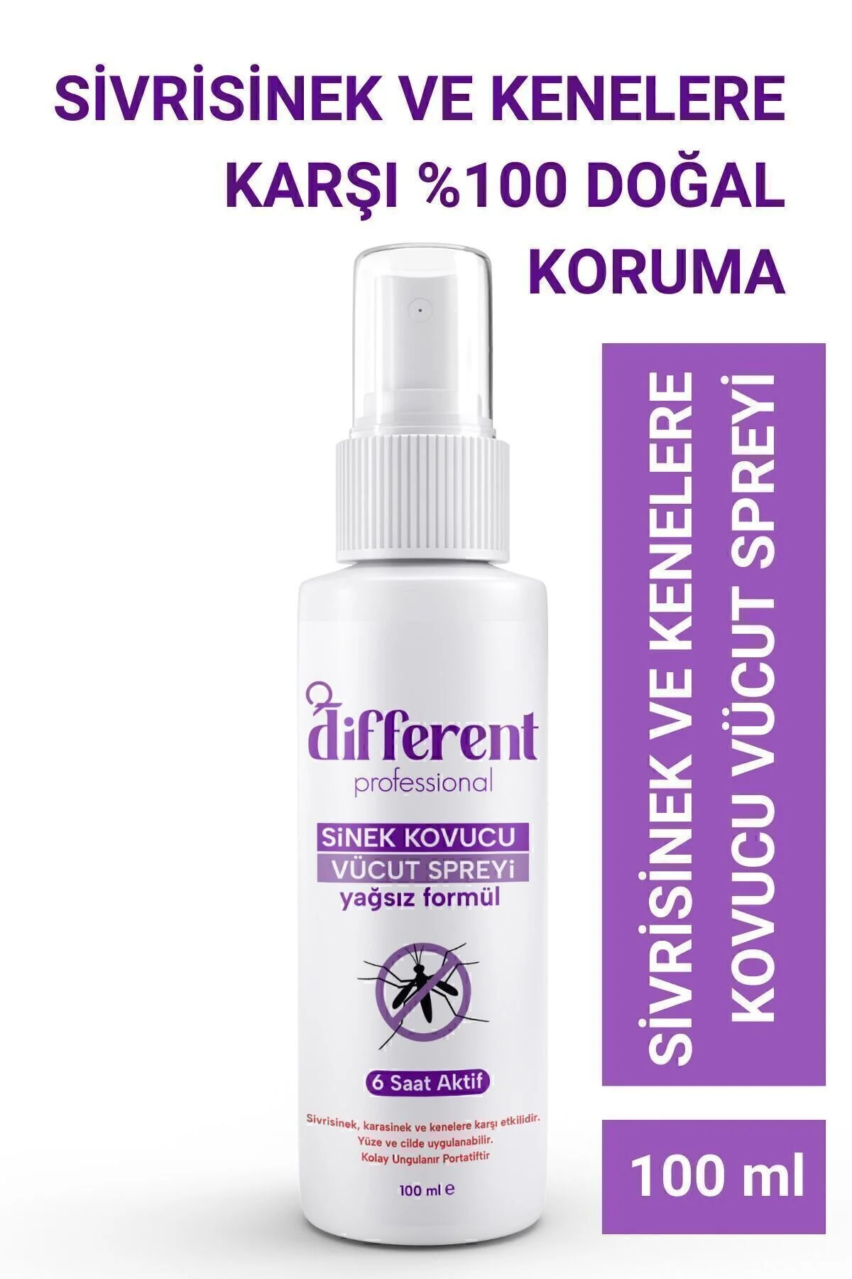 DİFFERENT PROFESİONAL Organik Doğal Sinek Ve Kene Kovucu Limon Kokulu Sprey 100 ml" Deterjan ve Temizlik Ürünleri Fiyatı
